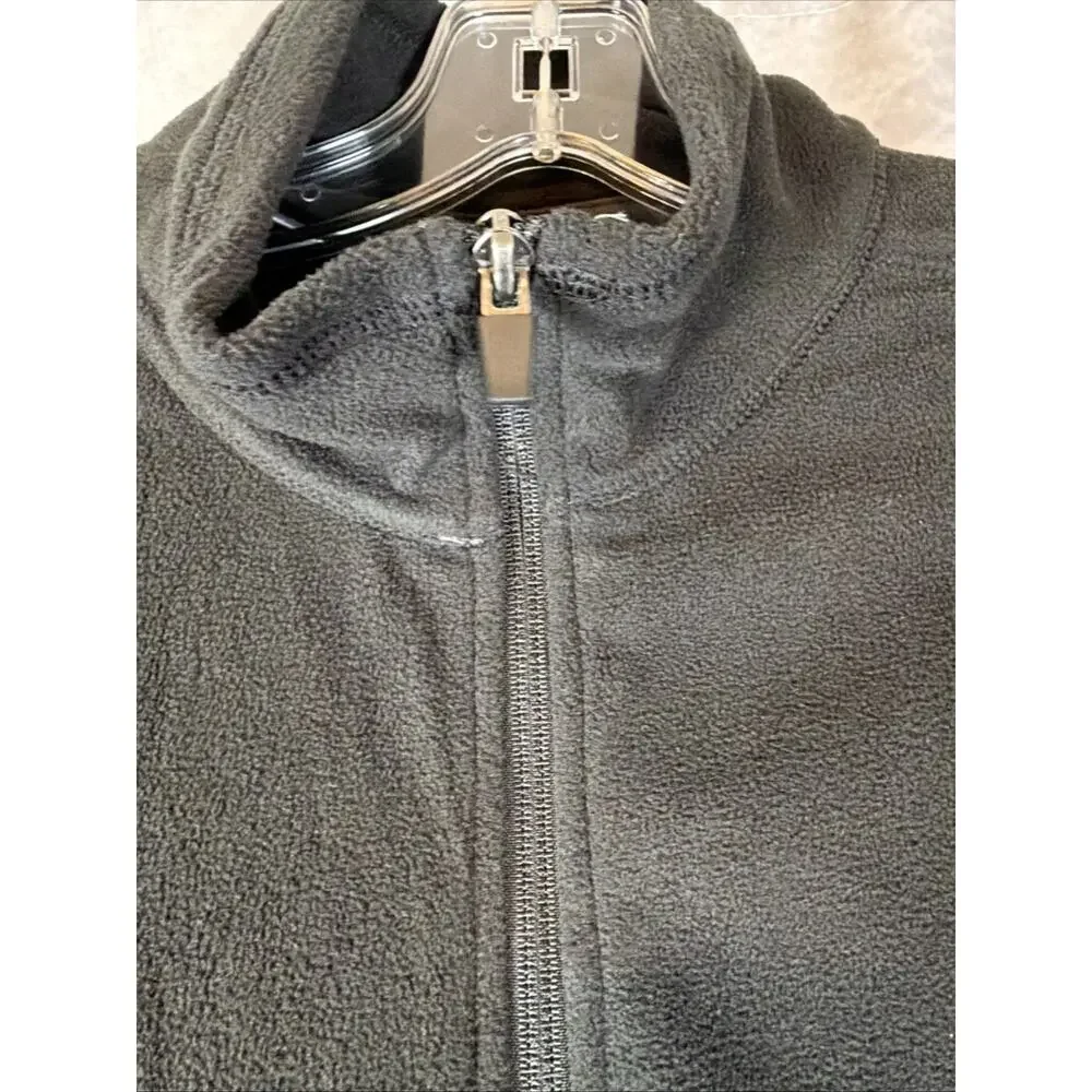 Eddie Bauer Mens Quest Full Zip Fleece Size Small Color Black NWT